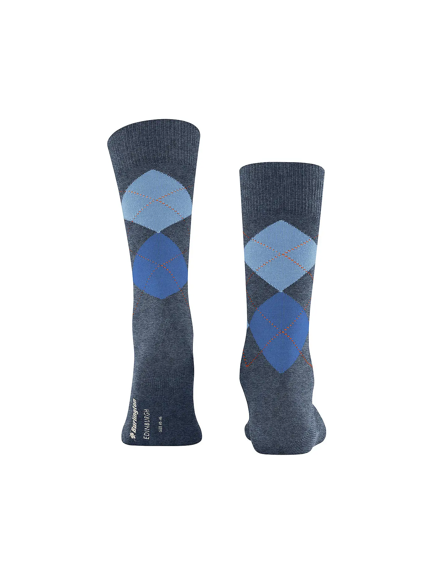 BURLINGTON | Herren Socken EDINBURGH 40-46 dark blue mel | blau