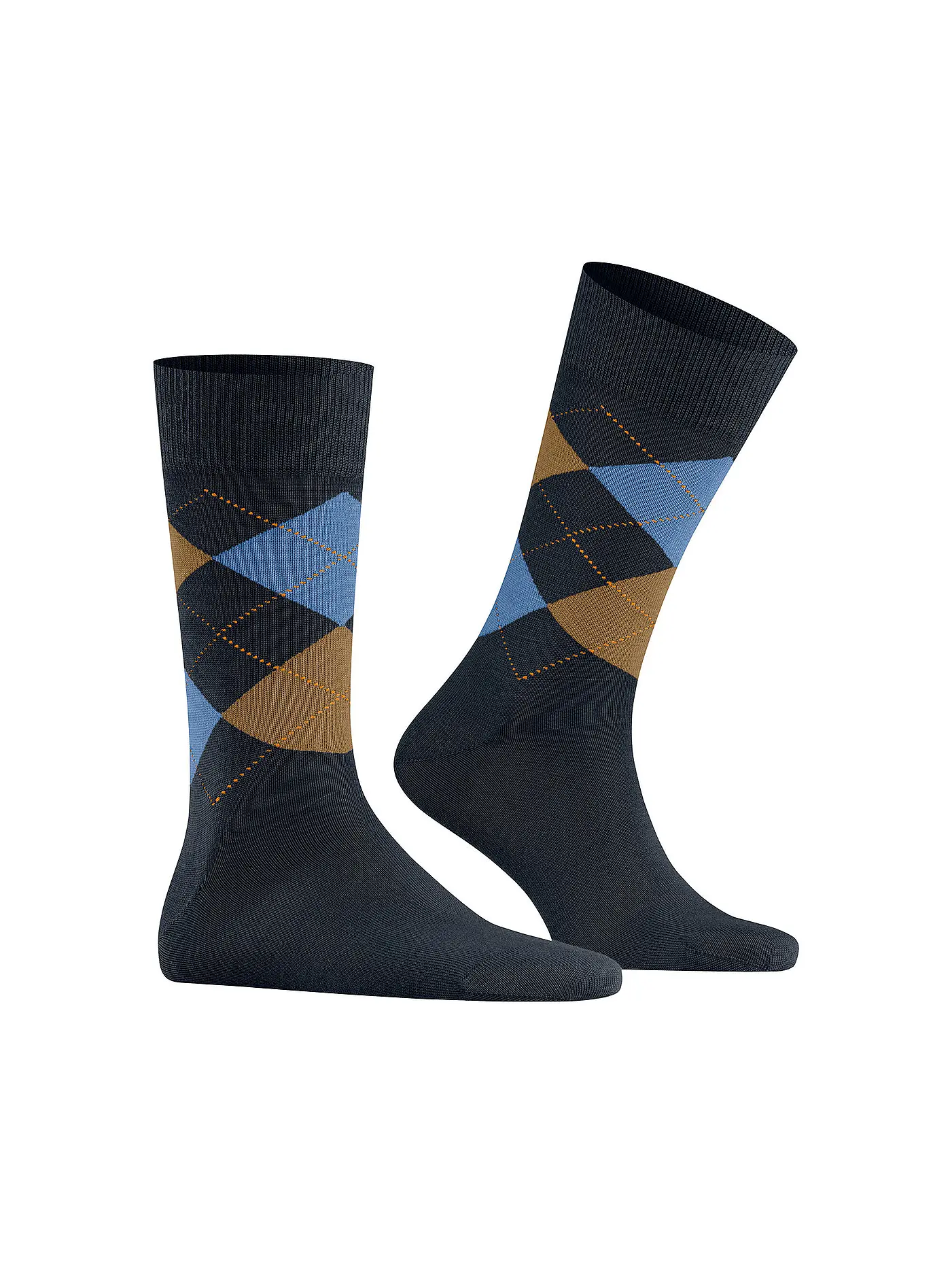 BURLINGTON | Herren Socken EDINBURGH 40-46 dark blue mel | dunkelblau