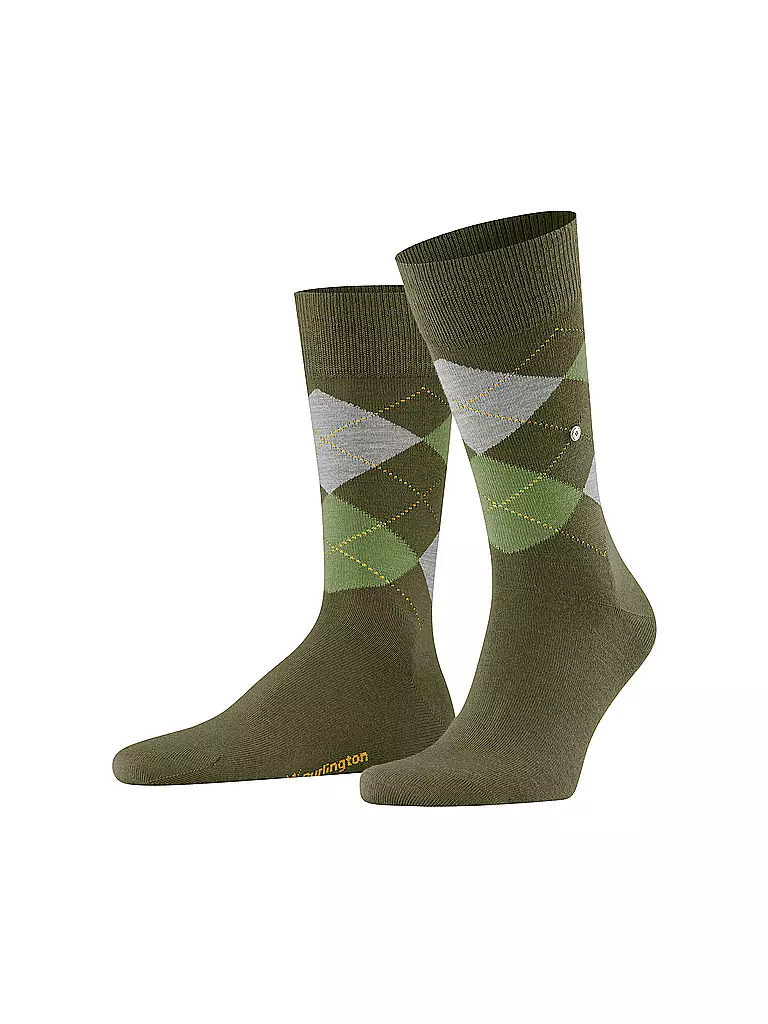 BURLINGTON | Herren Socken EDINBURGH 40-46 forest | olive