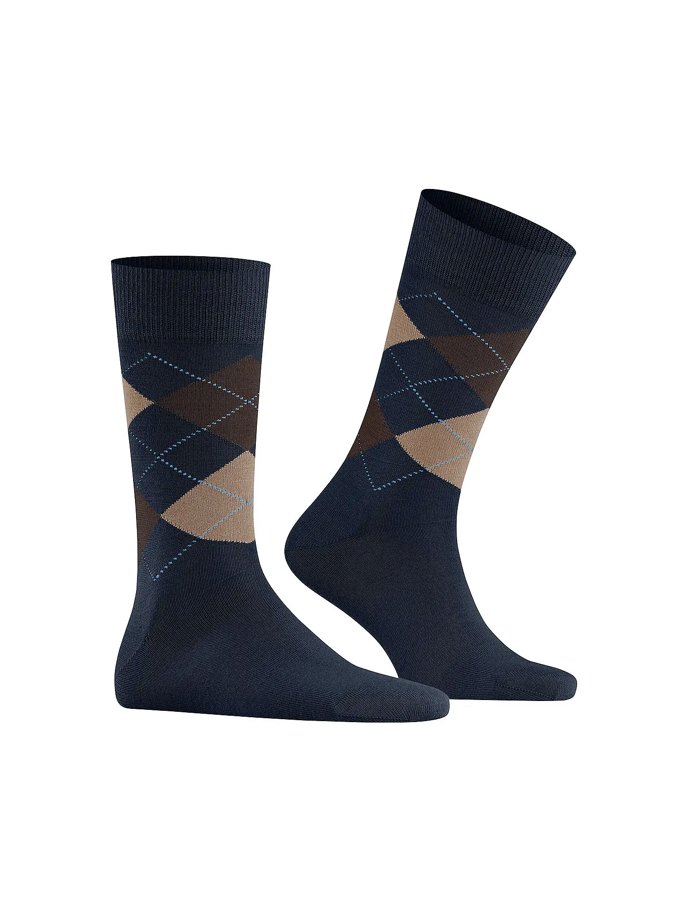 BURLINGTON | Herren Socken EDINBURGH 40-46 dark blue mel | dunkelblau