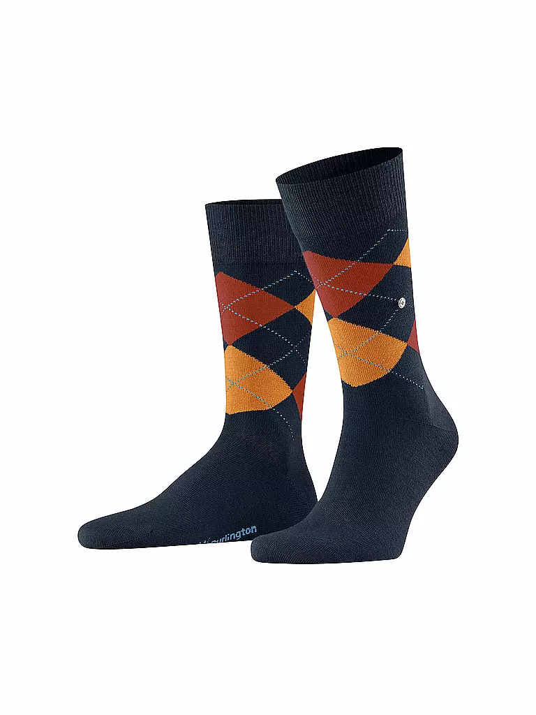 BURLINGTON | Herren Socken EDINBURGH 40-46 navy | dunkelblau