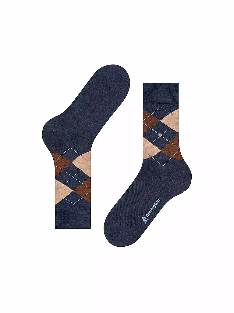 BURLINGTON | Herren Socken EDINBURGH 40-46 navy | blau