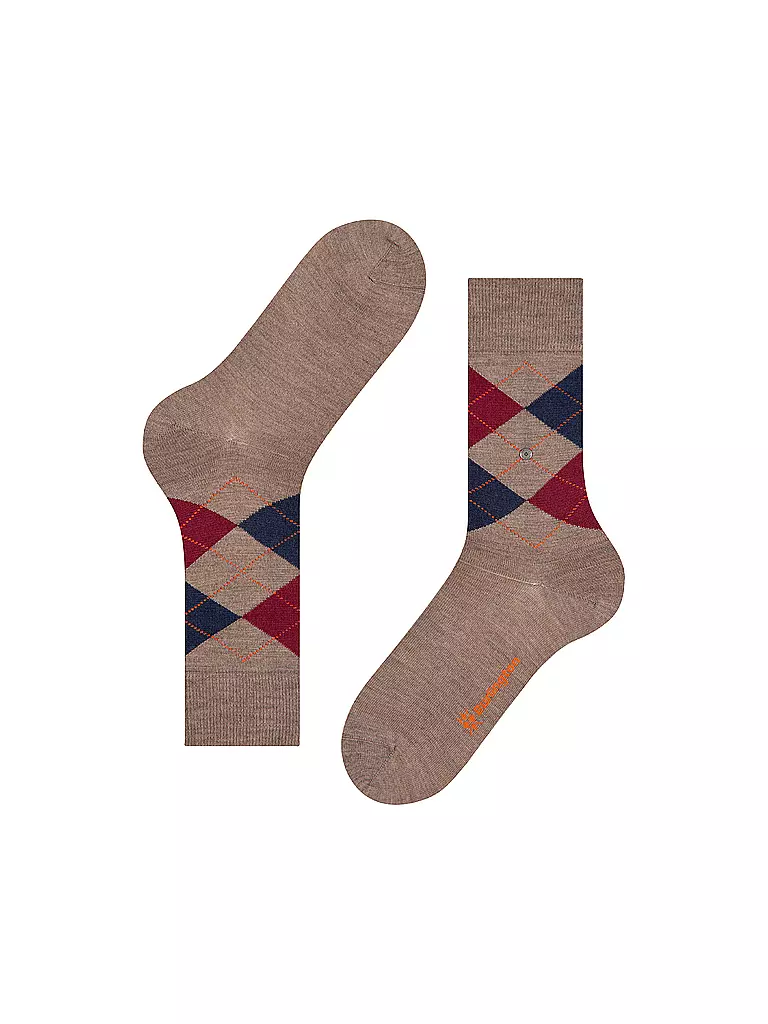 BURLINGTON | Herren Socken EDINBURGH 40-46 pebble | hellbraun