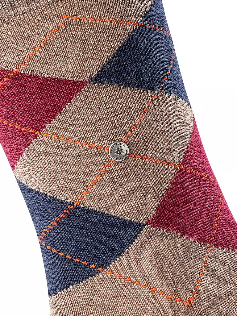 BURLINGTON | Herren Socken EDINBURGH 40-46 pebble | hellbraun