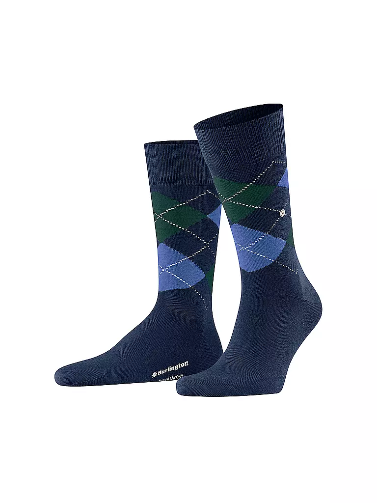 BURLINGTON | Herren Socken EDINBURGH 40-46 royal | dunkelblau