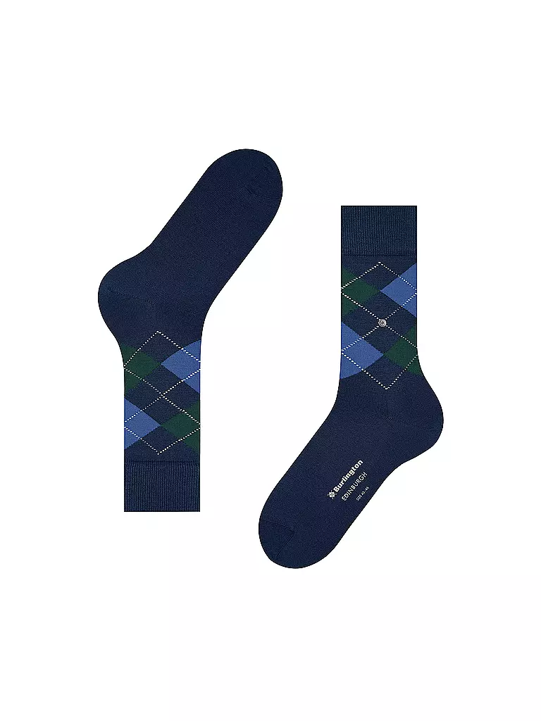 BURLINGTON | Herren Socken EDINBURGH 40-46 royal | dunkelblau