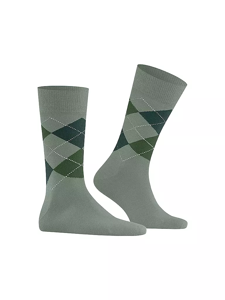 BURLINGTON | Herren Socken EDINBURGH 40-46 sage | hellgrün