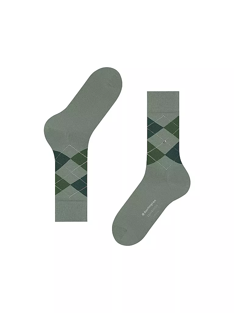 BURLINGTON | Herren Socken EDINBURGH 40-46 sage | hellgrün