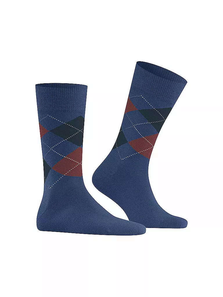 BURLINGTON | Herren Socken EDINBURGH 40-46 saphire | hellbraun