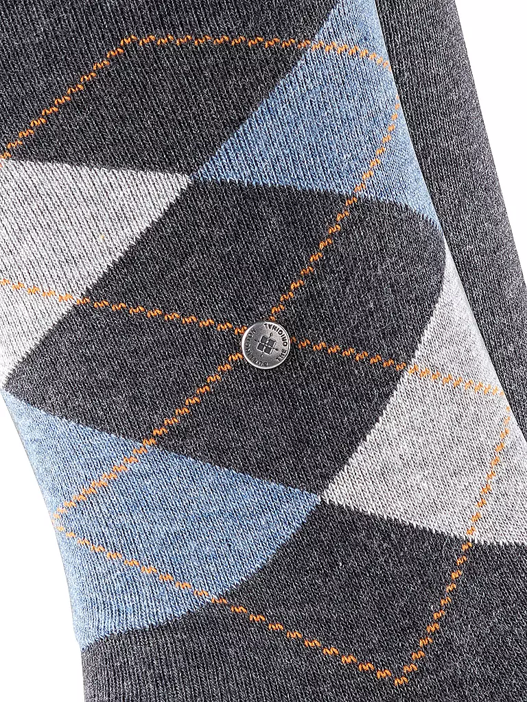 BURLINGTON | Herren Socken EVERYDAY 2-er Pkg. 40-46 anthracite mel. | beige