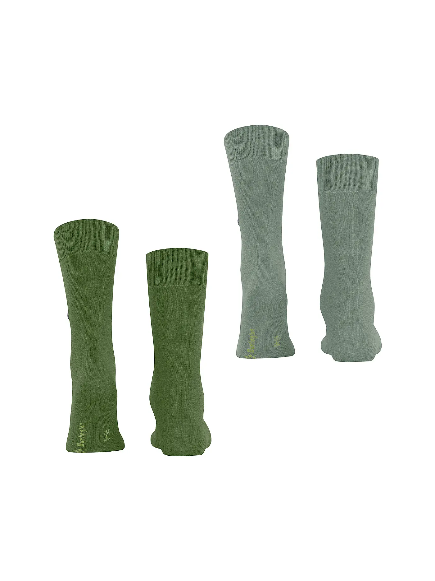 BURLINGTON | Herren Socken EVERYDAY 2-er Pkg. 40-46 fir green | grün