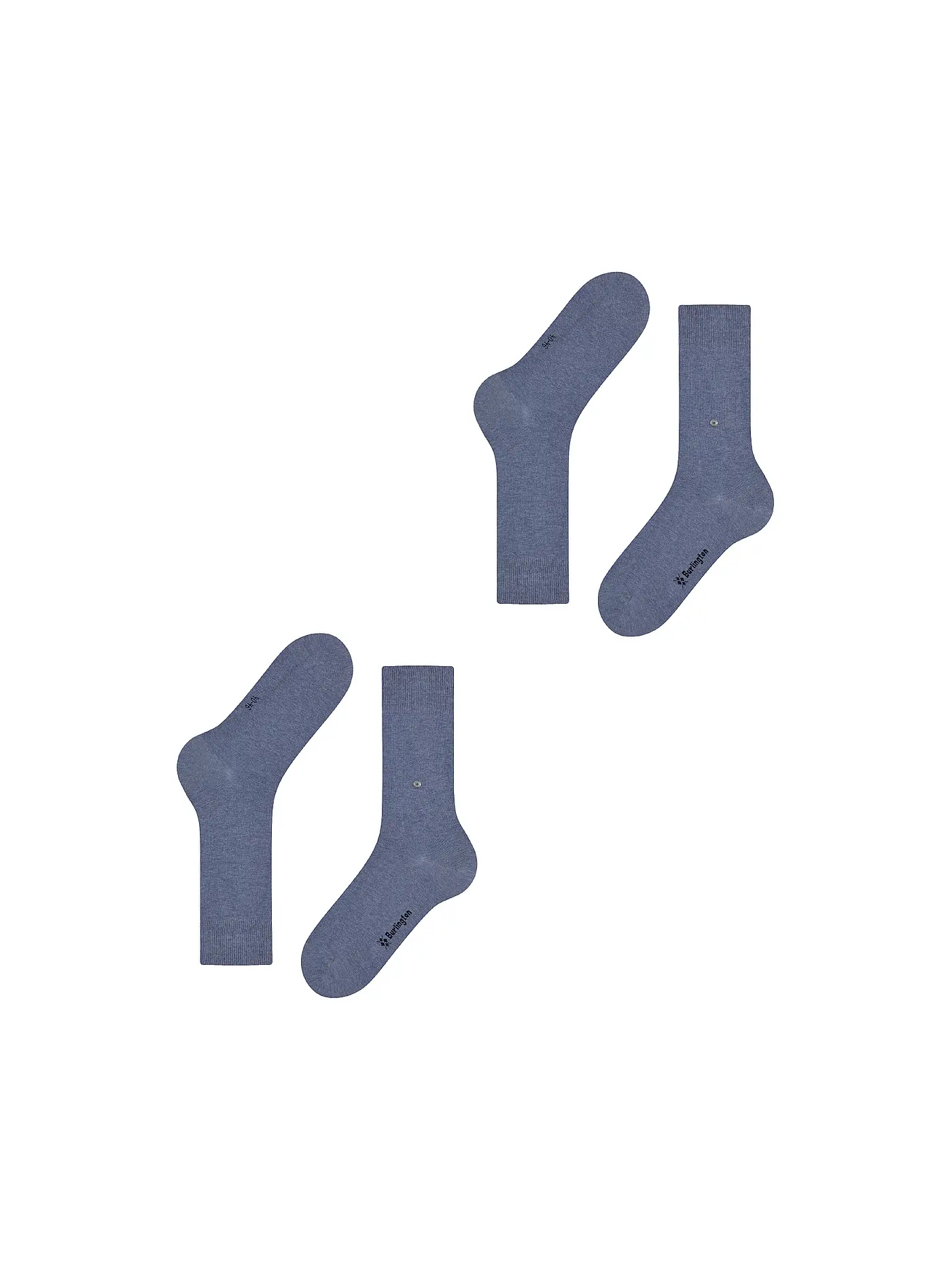 BURLINGTON | Herren Socken EVERYDAY 2-er Pkg. 40-46 light denim | blau