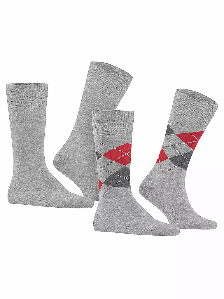 BURLINGTON | Herren Socken EVERYDAY 2-er Pkg. 40-46 lt.  heather | blau