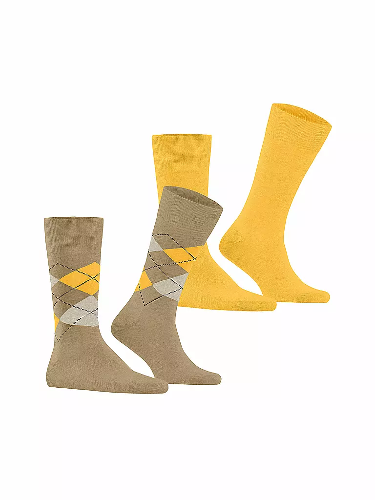 BURLINGTON | Herren Socken EVERYDAY 2-er Pkg. 40-46 sesame | blau