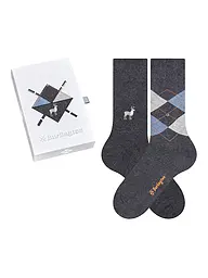 BURLINGTON | Herren Socken Geschenkebox EVERYDAY X-MAS 40-46 sortiment | Grau