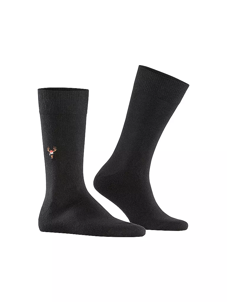 BURLINGTON | Herren Socken Geschenkebox EVERYDAY X-MAS 40-46 sortiment | schwarz