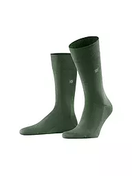 BURLINGTON | Herren Socken LEEDS 40-46 clarent | dunkelgrün