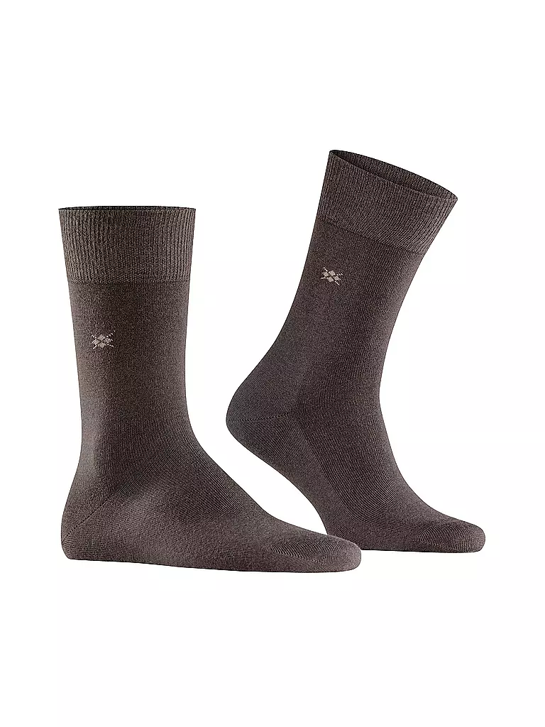 BURLINGTON | Herren Socken LEEDS 40-46 d.braun | braun