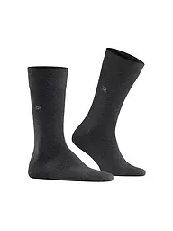 BURLINGTON | Herren Socken LEEDS 40-46 clarent | grau