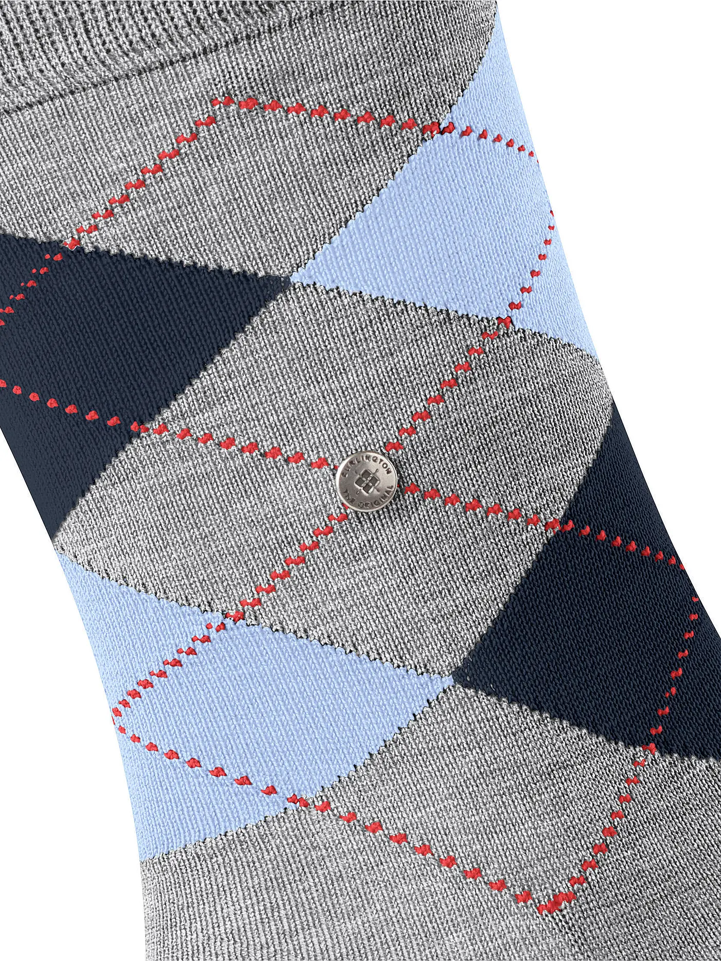 BURLINGTON | Herren Socken MANCHESTER 40-46 concrete melange | hellgrau