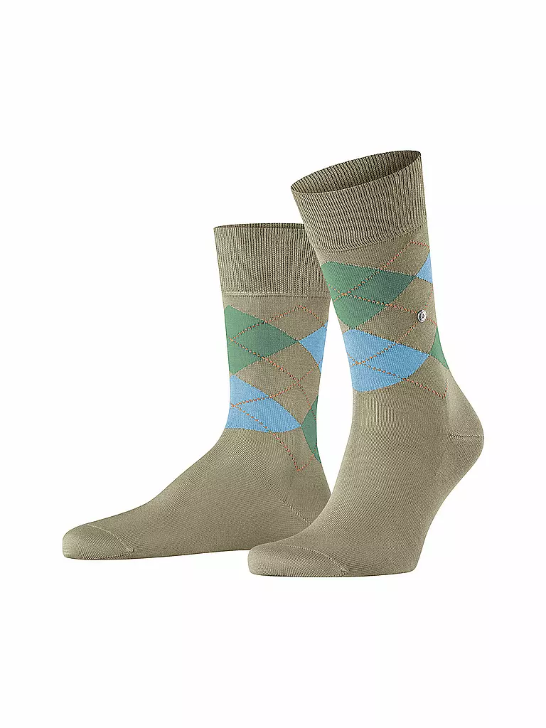 BURLINGTON | Herren Socken MANCHESTER 40-46 khaki | grün