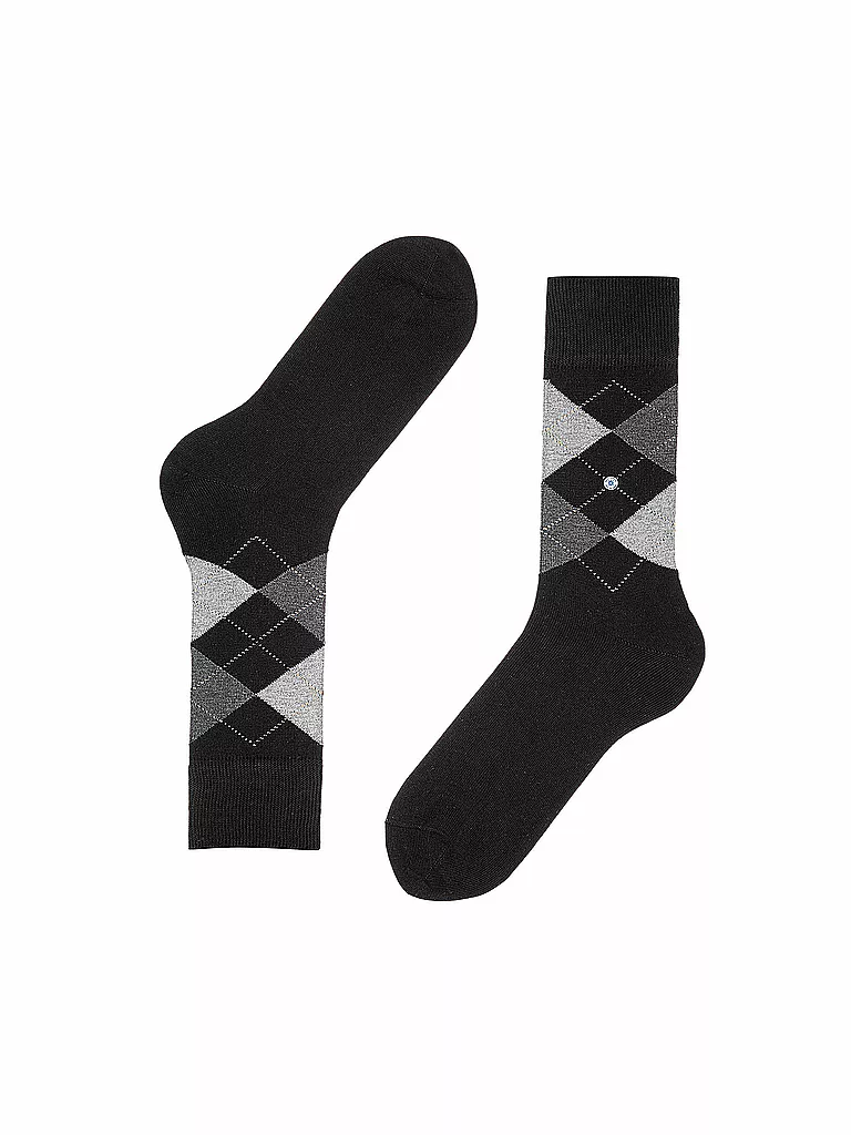 BURLINGTON | Herren Socken MANCHESTER 40-46 schwarz | schwarz