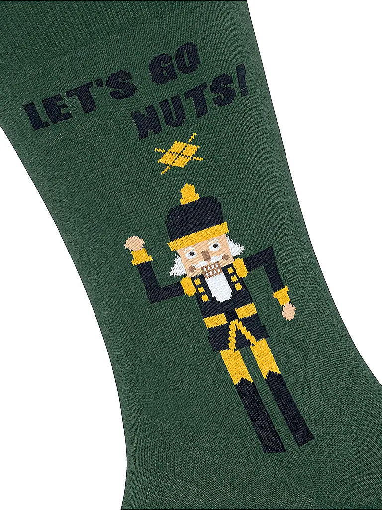 BURLINGTON | Herren Socken NUTTY NUTRACKER 40-46 eucalyptus | 