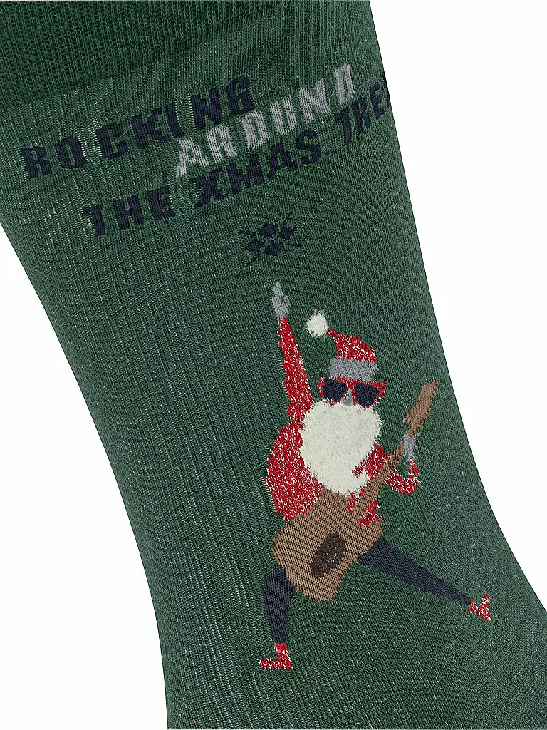 BURLINGTON | Herren Socken ROCKING X-MAS 40-46 eucalyptus | grün
