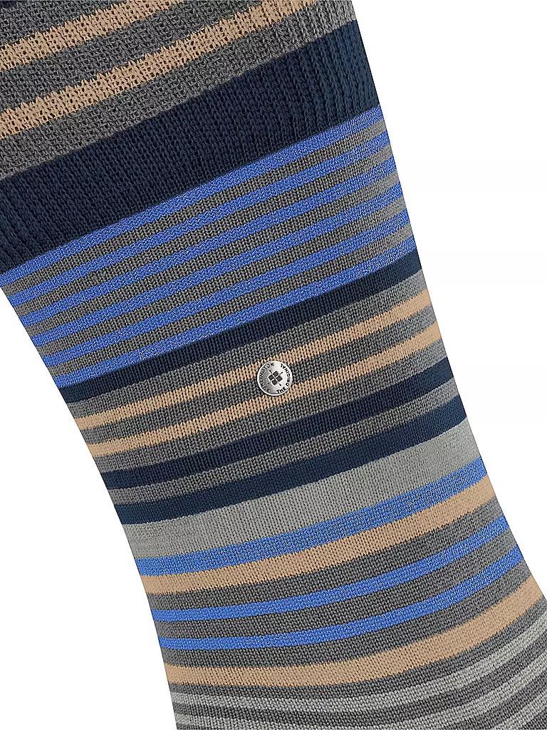 BURLINGTON | Herren Socken STRIPE 40-46 dark grey | olive