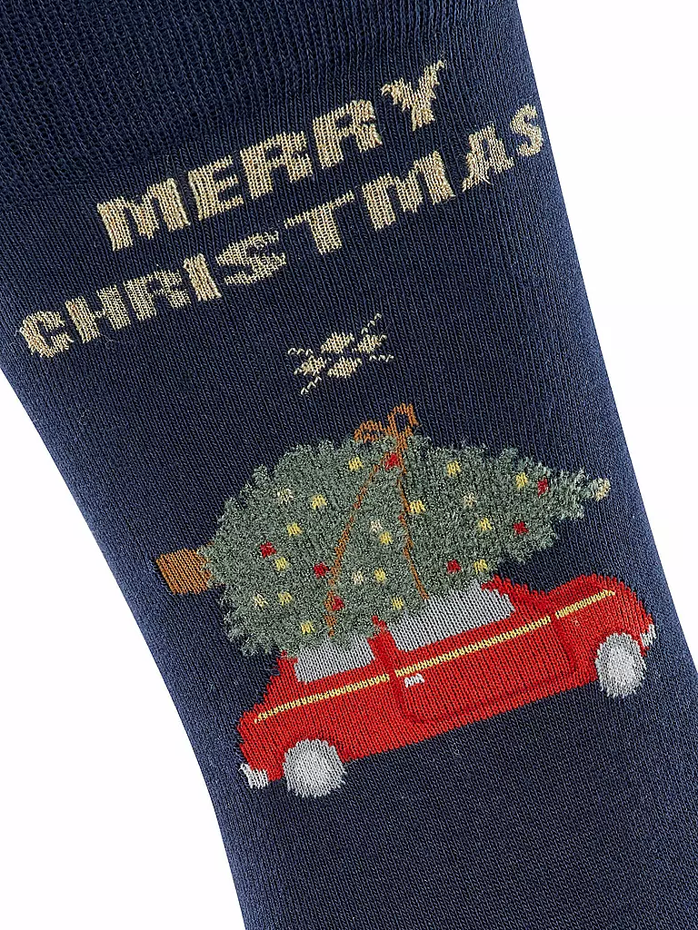 BURLINGTON | Herren Socken X-Mas Car 40-46 | blau