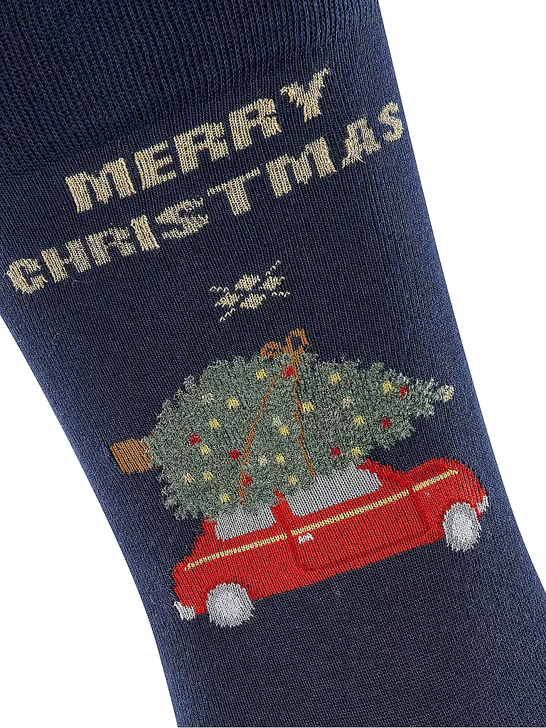 BURLINGTON | Herren Socken X-Mas Car 40-46 | blau