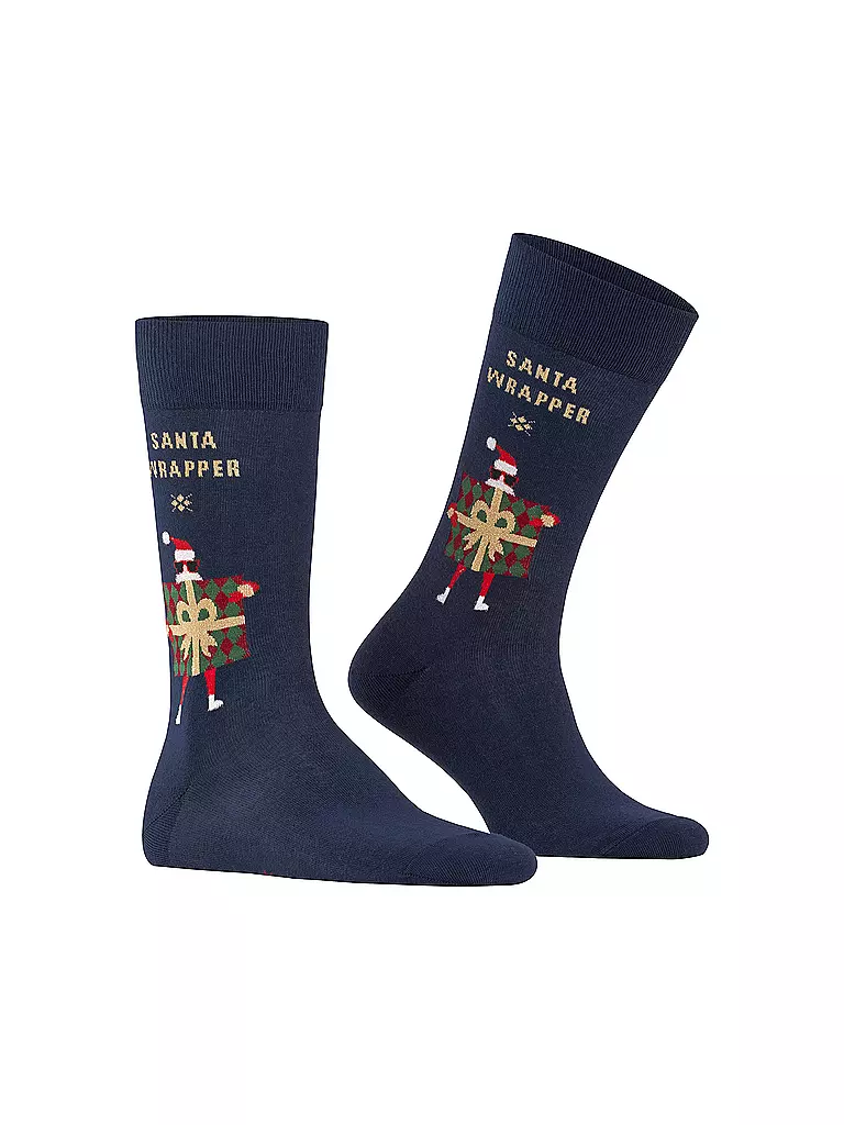 BURLINGTON | Herren Socken X-MAS WRAPPER 40-46 marine | dunkelblau