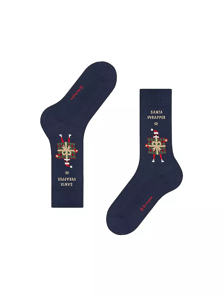 BURLINGTON | Herren Socken X-MAS WRAPPER 40-46 marine | dunkelblau