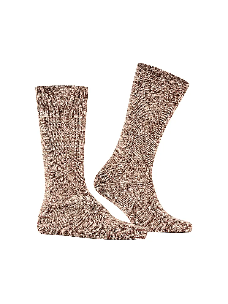 BURLINGTON | Socken KNITTING HILL 40-46 caramel | camel
