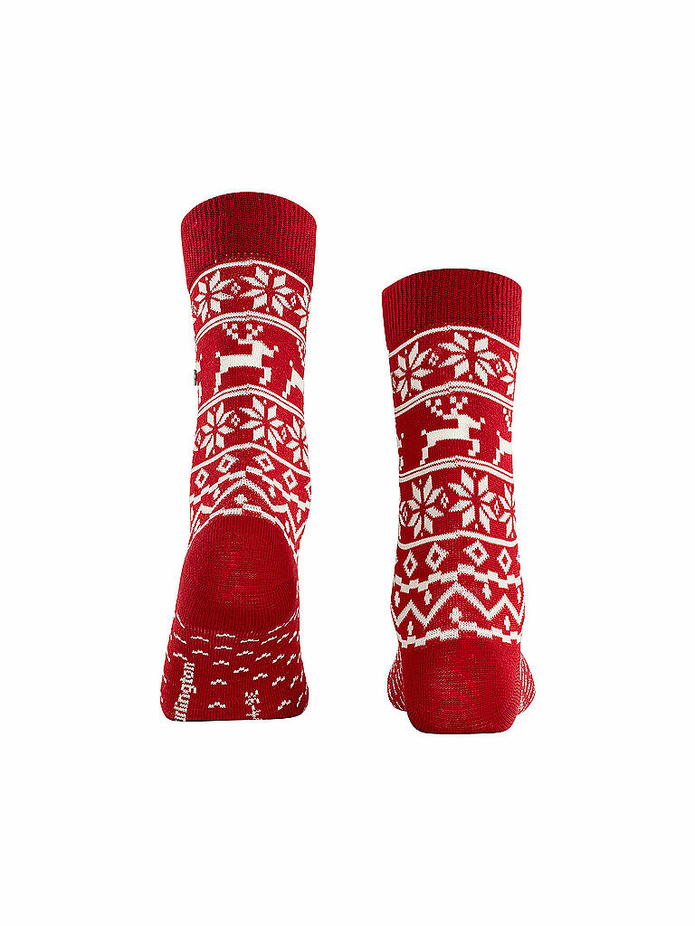 BURLINGTON | Socken X-Mas Fair Isle 36-41 | rot