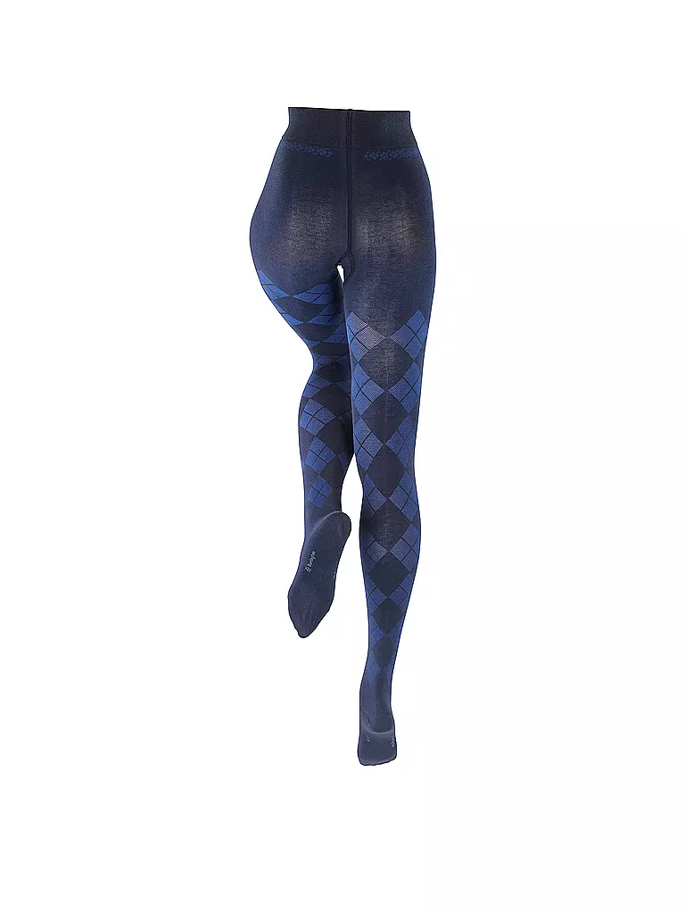 BURLINGTON | Strickstrumpfhose ELEGANT ESSENCE marine | 