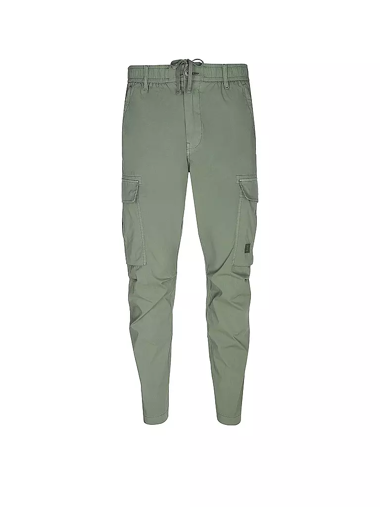 BUTCHER OF BLUE | Cargohose Slim Fit TRISTAN | grün