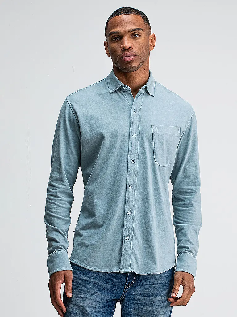 BUTCHER OF BLUE | Hemd Regular Fit AIDAN | hellblau