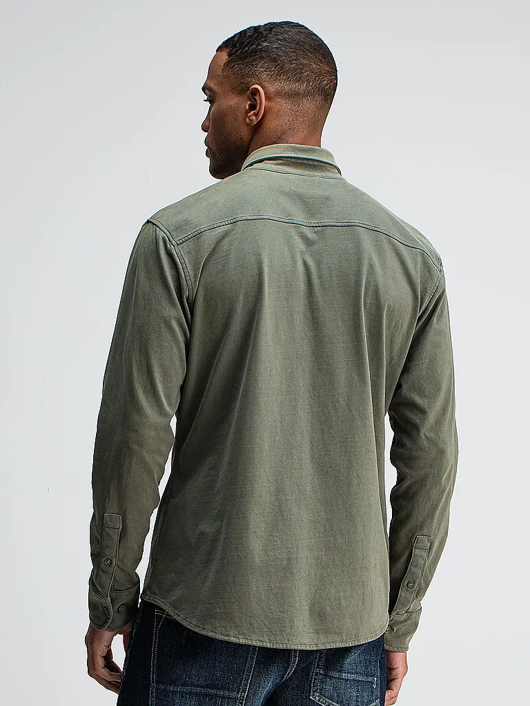 BUTCHER OF BLUE | Hemd Regular Fit AIDAN | olive