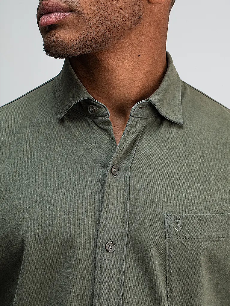 BUTCHER OF BLUE | Hemd Regular Fit AIDAN | olive