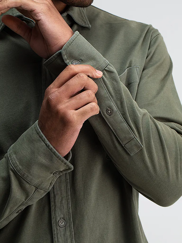 BUTCHER OF BLUE | Hemd Regular Fit AIDAN | olive