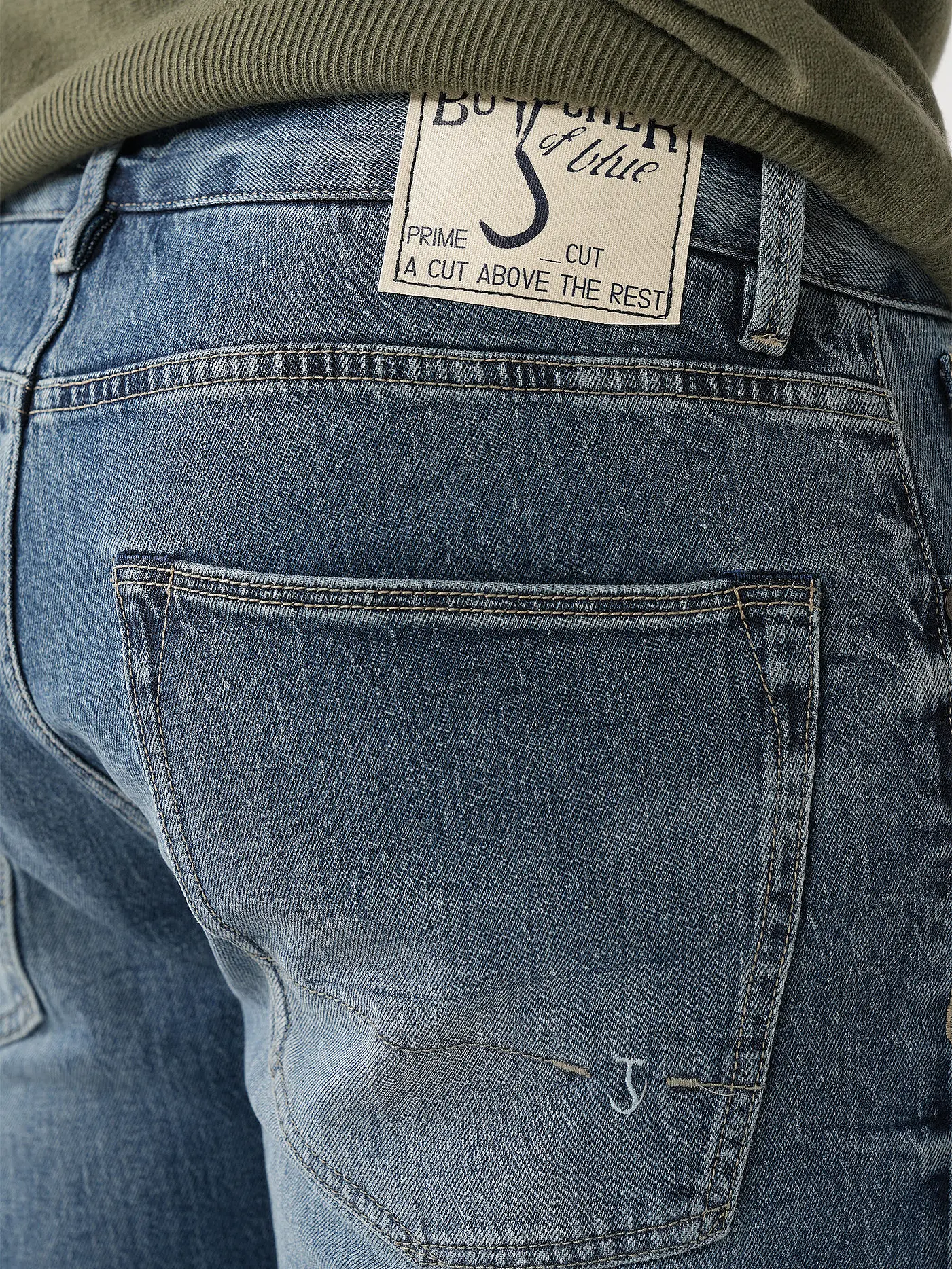 BUTCHER OF BLUE | Jeans STOCKTON FLAKE | blau