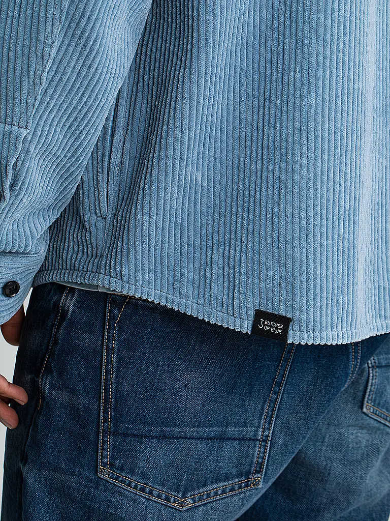 BUTCHER OF BLUE | Overshirt COLBY | hellblau
