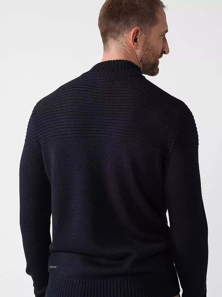 BUTCHER OF BLUE | Pullover MORRIS MOCK | blau
