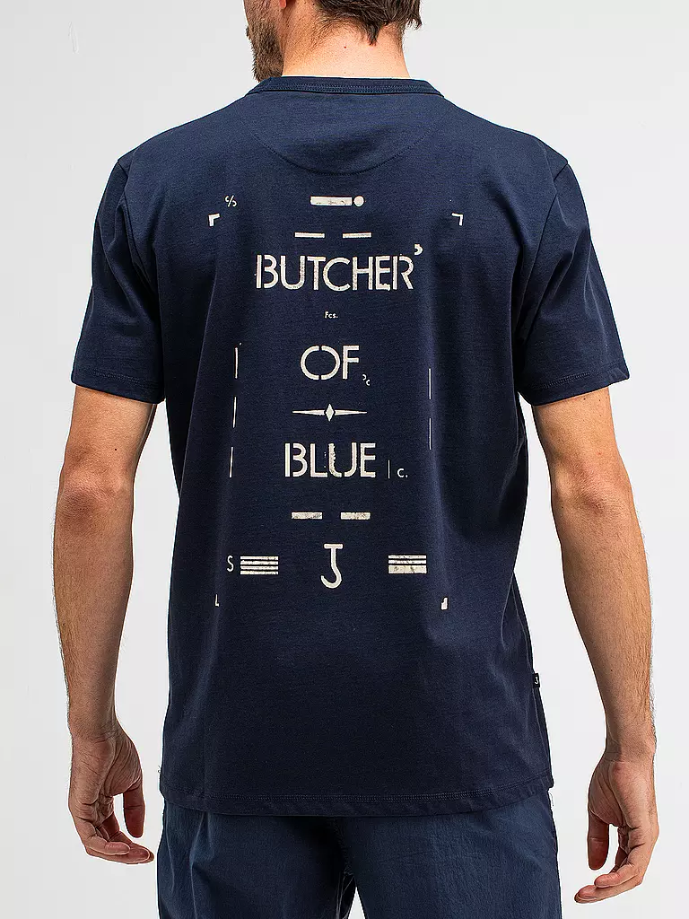BUTCHER OF BLUE | T-Shirt ARMY STENCIL | blau