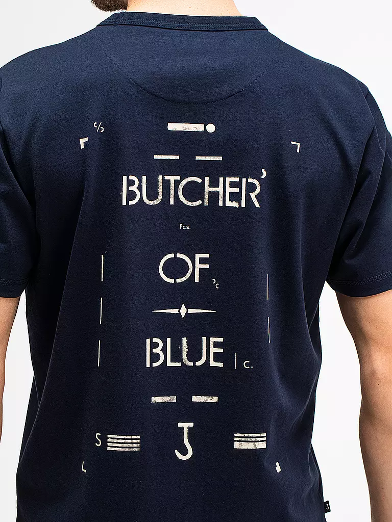 BUTCHER OF BLUE | T-Shirt ARMY STENCIL | blau