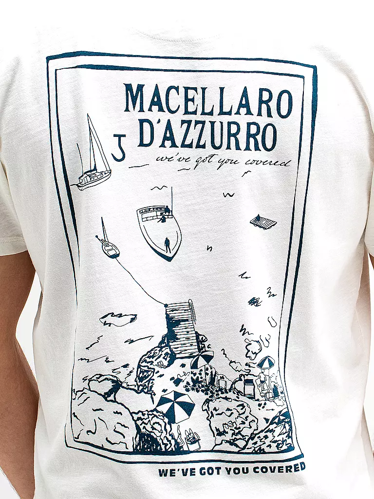 BUTCHER OF BLUE | T-Shirt FRESCO DAZZURO  | weiss