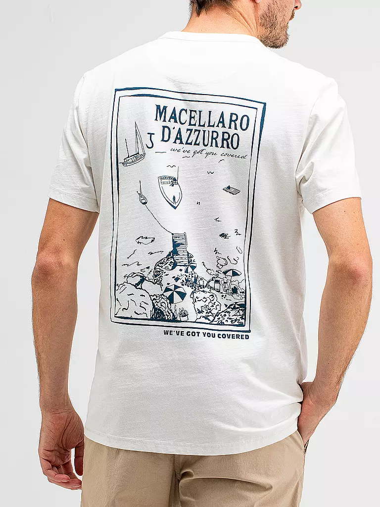BUTCHER OF BLUE | T-Shirt FRESCO DAZZURO  | weiss