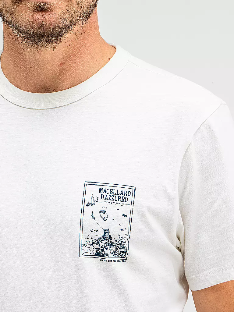 BUTCHER OF BLUE | T-Shirt FRESCO DAZZURO  | weiss