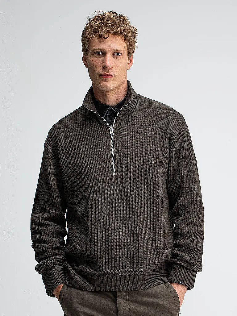 BUTCHER OF BLUE | Troyer Pullover GALWAY | braun